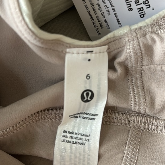Lululemon Align Asymmetrical Bra C/D *Shine - Picture 11 of 11